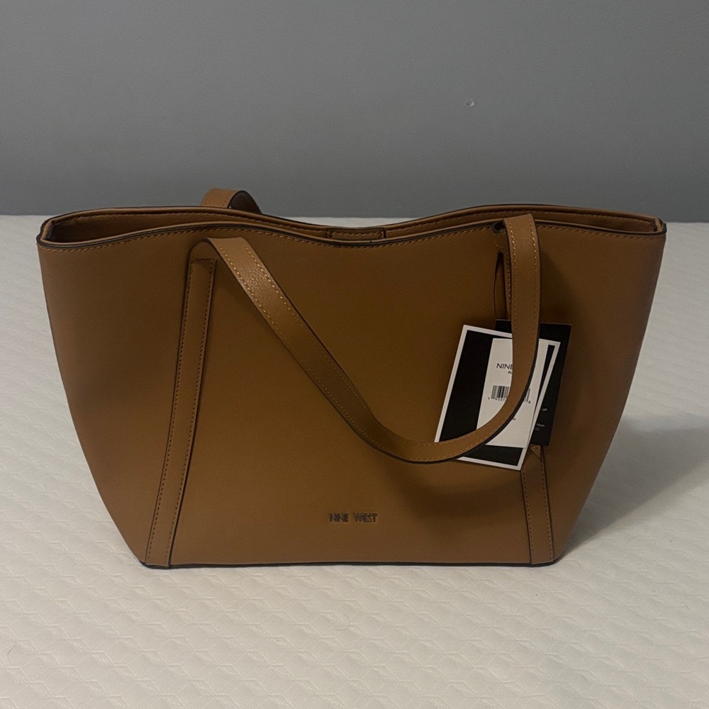 Nine West Brown Tote Bag